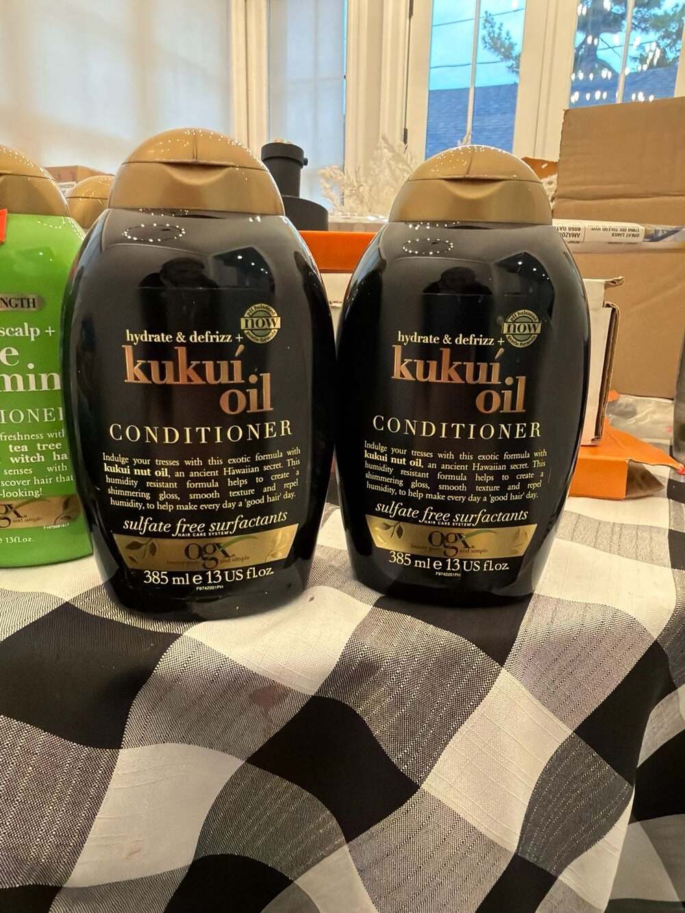 OGX Hydrate & Defrizz + Kukui Oil Conditioner, 13 fl oz Pack of 2 ships out fast